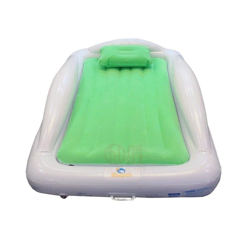 亚马逊热销便携式儿童充气床垫家用宝宝防摔护栏床室内玩具垫现货,淘宝优惠券,粉丝福利购,淘宝优惠卷