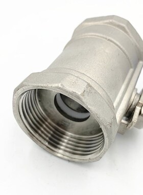 304/316不锈钢球阀 一片式 内螺纹阀门2分 3分 4分 6分 1寸 2寸