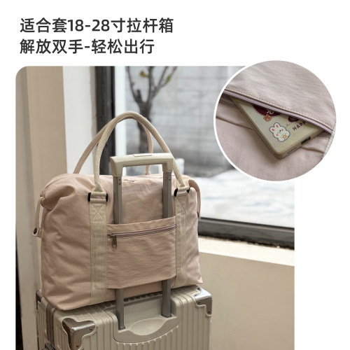 手提旅行包出差包收纳行李袋大容量包包待产包健身包短途旅行包 - 图1