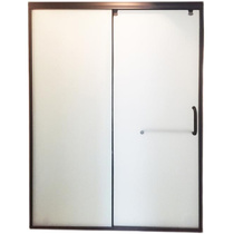 Custom lined steel glass shower room Easy shower room shower partition mobile door screen dry and wet separation