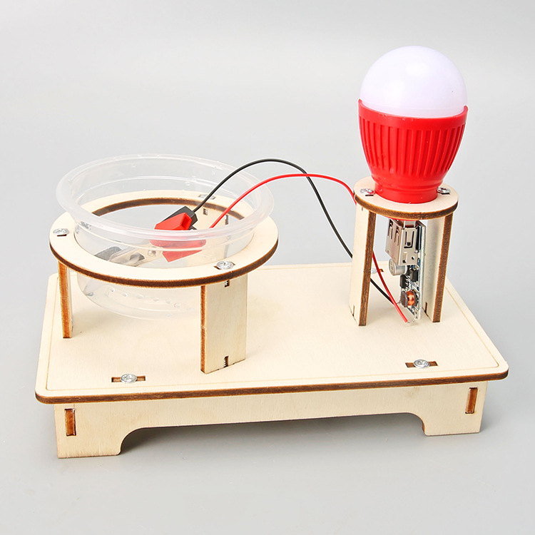 盐水发电机科技小制作儿童科学实验教玩具幼小学生手工diy材料包-图2
