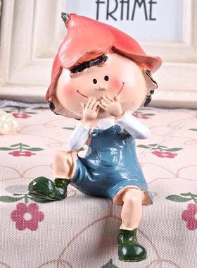 不听不看不说三不娃娃可爱卡通公仔学习手工艺术摆件创意房间装饰