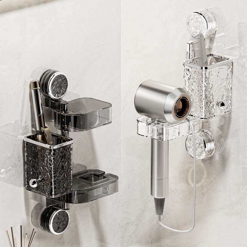 吸盘吹风机架置物架卫生间浴室免打孔旋转懒人支架收纳挂架风筒架,淘宝优惠券,粉丝福利购,淘宝优惠卷