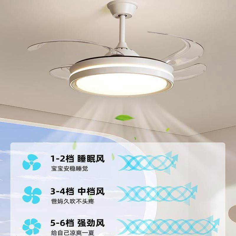 新型风扇灯吊灯餐厅灯2024年新款高级感卧室主卧带灯一体吊扇灯,淘宝优惠券,粉丝福利购,淘宝优惠卷