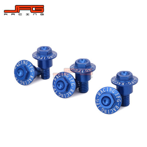 越野摩托车YZ125/250 YZ250/450FX改装配件CNC铝合金挡泥板螺丝 - 图3