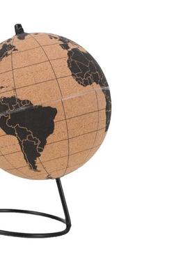 14cm地球仪软木创意家居创意diy地球仪欧美书房客厅ins装饰品摆件