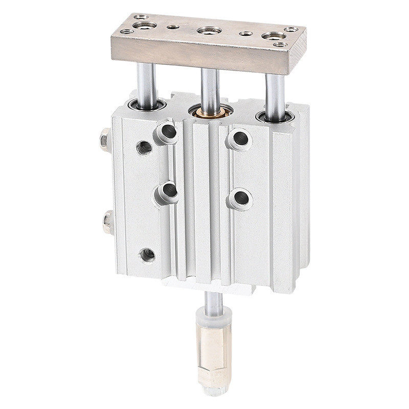 MGPLJ三杆三轴带导杆行程可调节气缸气动12/16-20X25*32-40/50XC8,淘宝优惠券,粉丝福利购,淘宝优惠卷