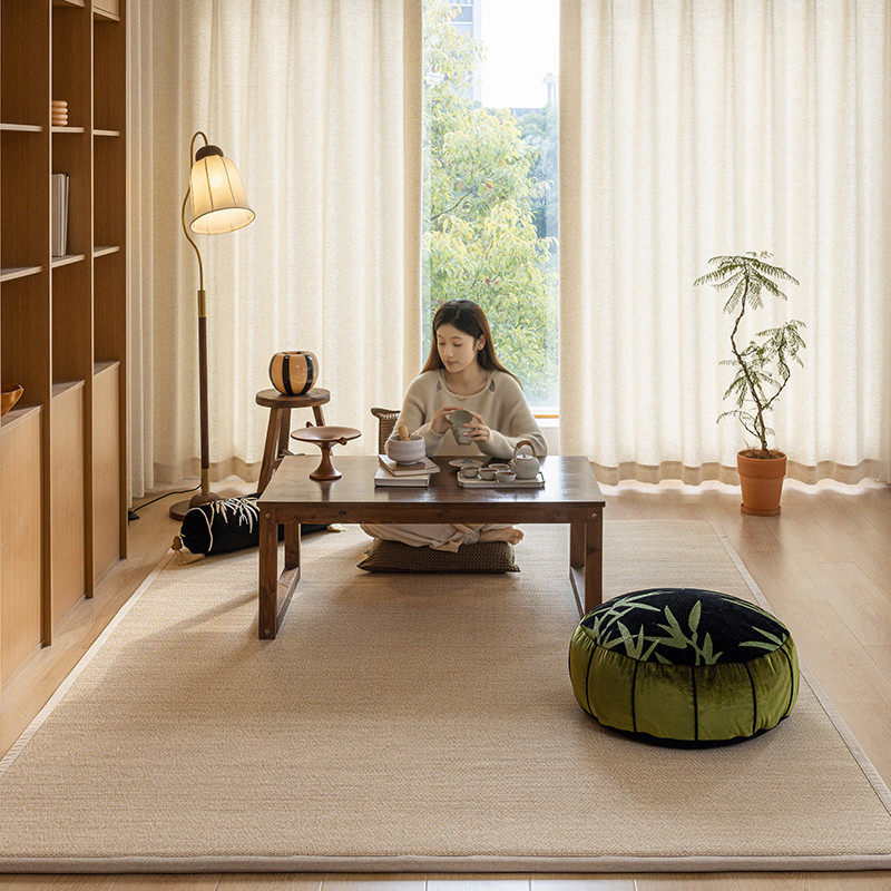 竹编地毯客厅日式榻榻米垫卧室地板铺垫茶室打坐垫子阳台茶桌地垫,淘宝优惠券,粉丝福利购,淘宝优惠卷