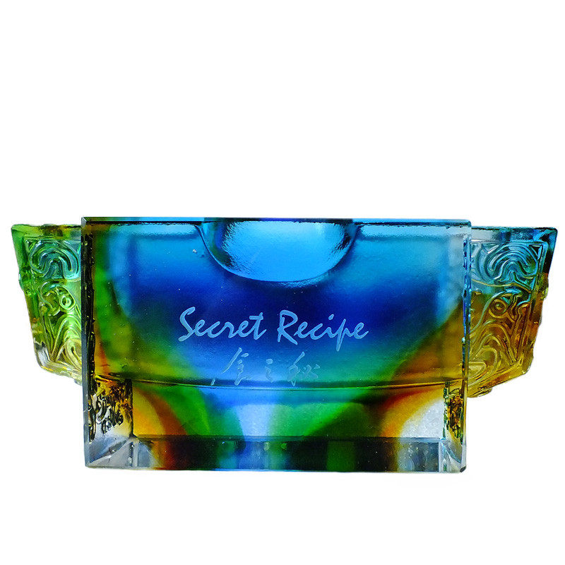 总经理董事长办公室摆件名片盒座夹商务男定制高档琉璃招财水晶,淘宝优惠券,粉丝福利购,淘宝优惠卷