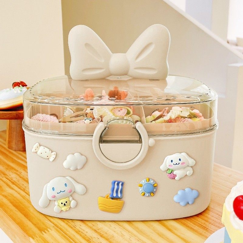 儿童发饰收纳盒 发夹发箍皮筋宝宝头绳首饰盒 女孩头饰饰品盒,淘宝优惠券,粉丝福利购,淘宝优惠卷