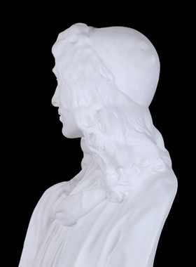 石膏头像静物87cm人物石膏像莫里哀胸像美术石膏教具美术雕塑摆件