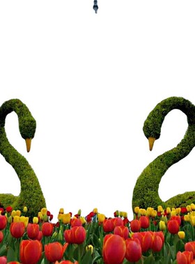 大型园林绿雕工程创意雕塑景观绿植植雕户外植物花园造型草坪装饰