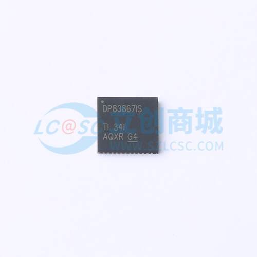 以太网收发器 DP83867ISRGZT VQFN-48-EP(7x7) 电子元器件配单 - 图1
