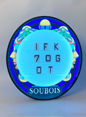 欧美风led七彩发光创意酒酒具亚克力举牌香槟酒架酒吧ktv洋酒红座