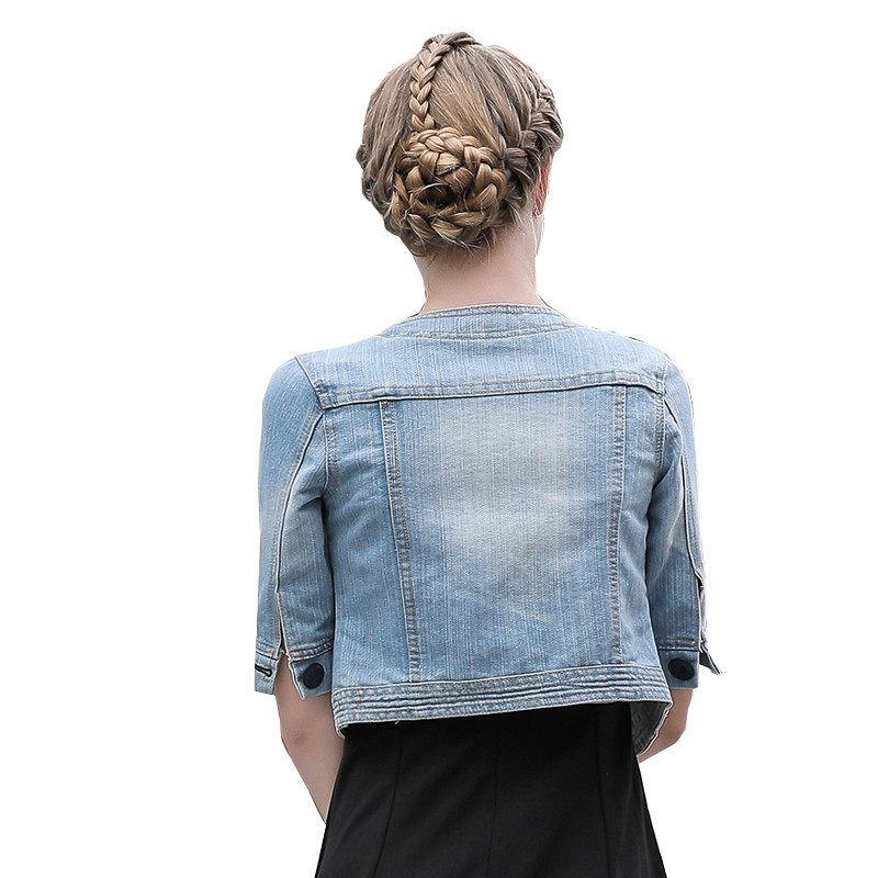 春夏季新款韩版牛仔小披肩女显瘦外搭开衫薄款短款潮,淘宝优惠券,粉丝福利购,淘宝优惠卷