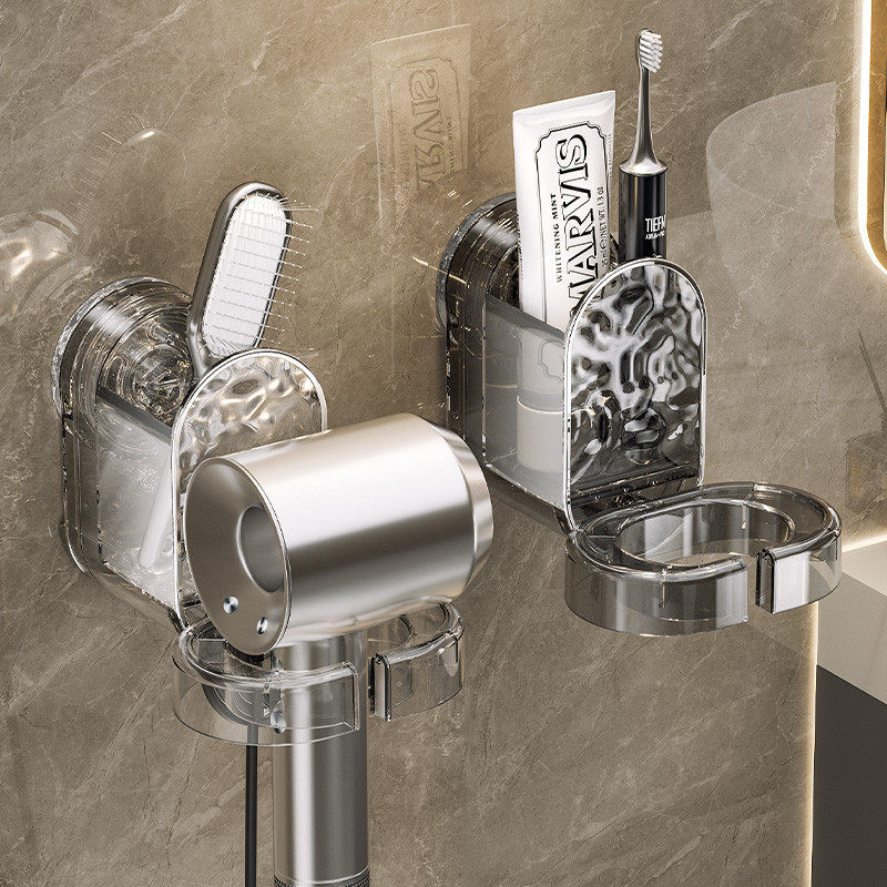 吸盘吹风机置物架壁挂免打孔家用浴室卫生间电吹风风筒收纳架挂架,淘宝优惠券,粉丝福利购,淘宝优惠卷