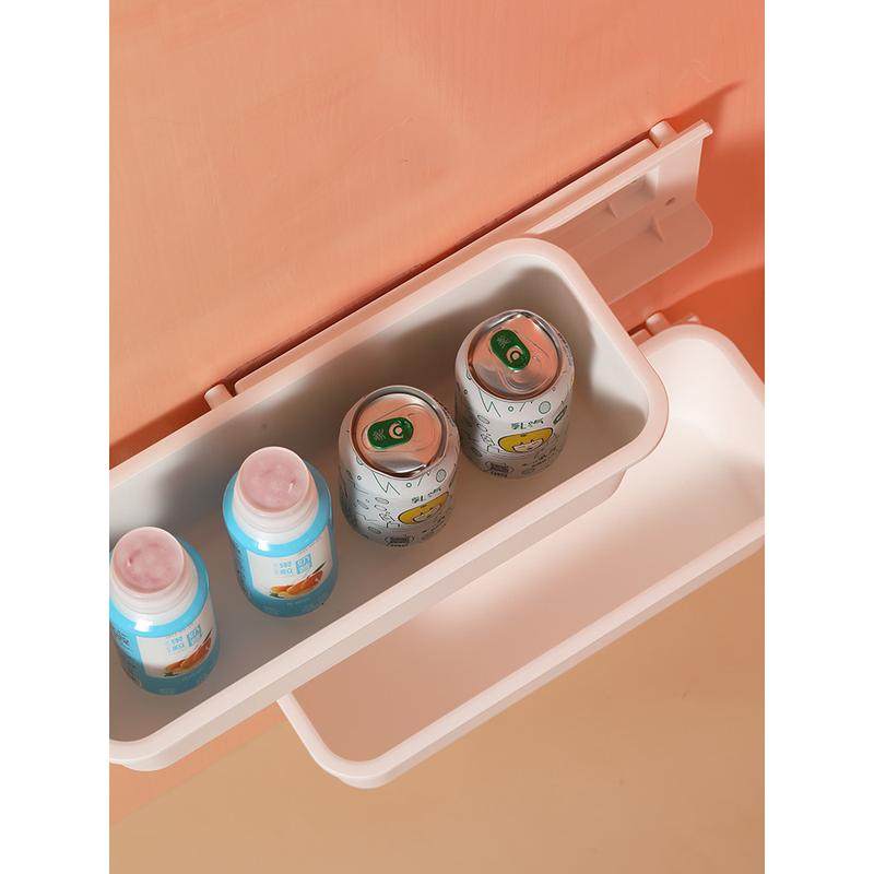 4159.侧壁滑轨挂篮橱柜/浴室柜内侧面挂壁式收纳筐夹缝挂壁储物盒,淘宝优惠券,粉丝福利购,淘宝优惠卷