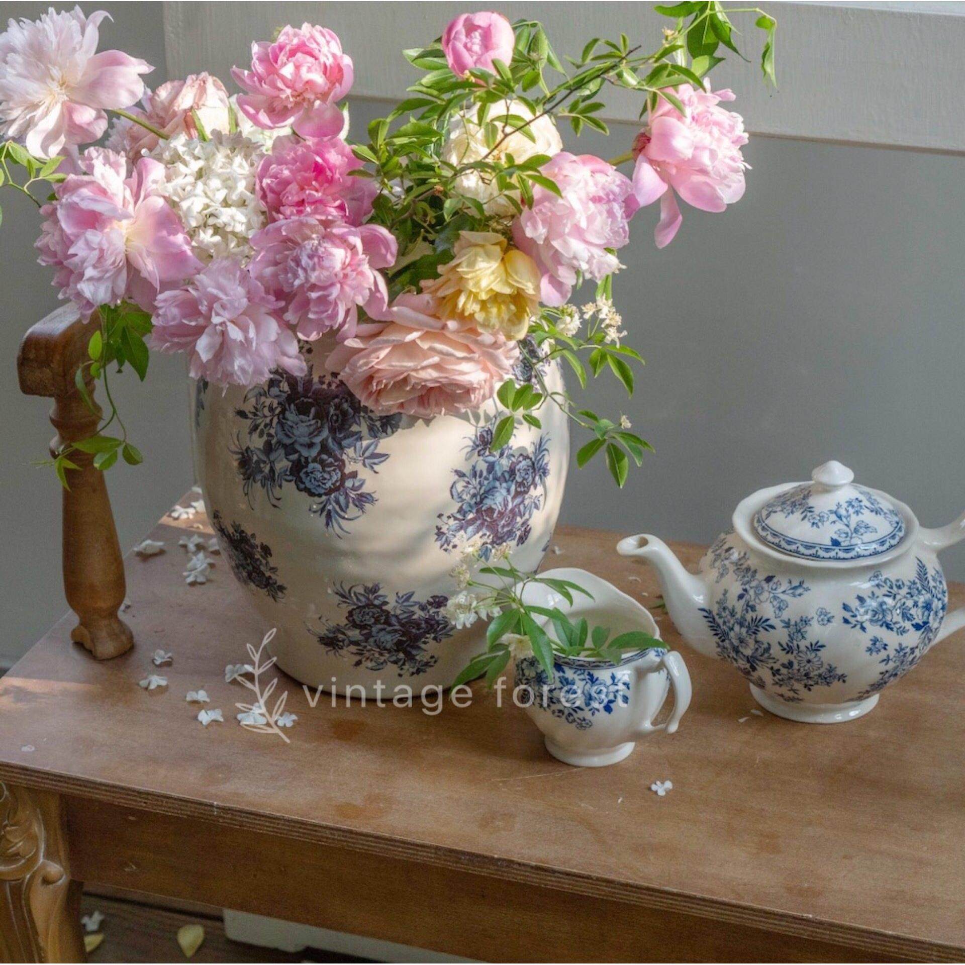 欧美法式乡村田园青花陶瓷色釉水培干鲜大肚花瓶插家用样板房摆件,淘宝优惠券,粉丝福利购,淘宝优惠卷