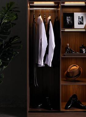 样板房间男女士衣帽间组合套装衣柜装饰摆件鞋子衣服礼帽收纳箱