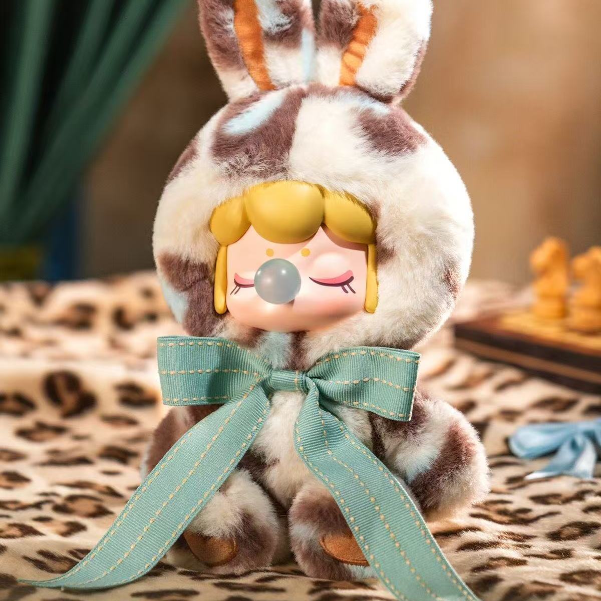 正版rolife若来Nanci闪光毛绒小兔搪胶盲盒潮玩手办公仔女生礼物 - 图1