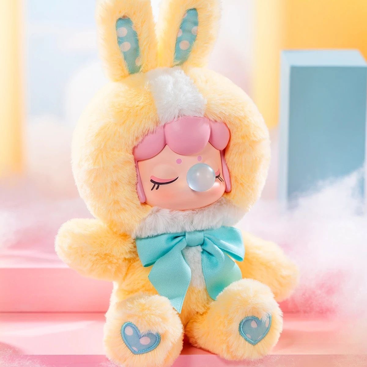 正版rolife若来Nanci闪光毛绒小兔搪胶盲盒潮玩手办公仔女生礼物 - 图0
