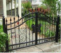 Eurostyle Iron Art Courtyard Gate Yard Door Villa to door Open door to door Single double switch Garden iron door set
