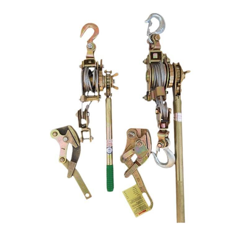 紧线器钢丝绳拉紧器手动多功能双钩1T2T4T牵引收紧器棘轮厂家直销 - 图3