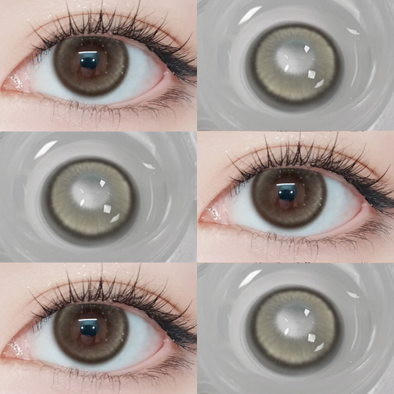 JON蓝色美瞳半年抛正品大小直径欧美狗狗眼彩色隐形眼镜旗舰店Z - 图2