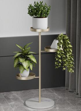 简约室内铁艺花架客厅落地式多层置物架阳台多肉绿萝花盆装饰摆件