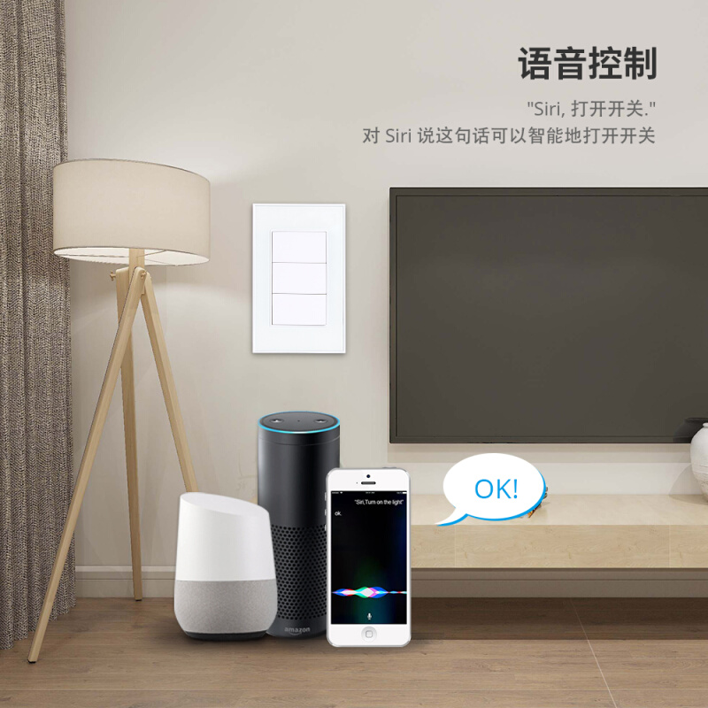 zemismart智能开关涂鸦智能HomeKit120型开关控制面板zigbee零火-图0