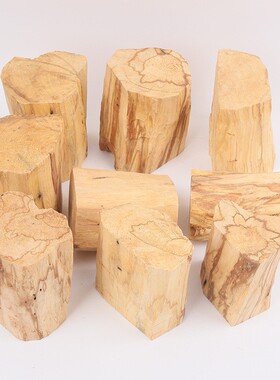 秘鲁圣小木桩底座摆件精油香薰木桩DIY香氛扩香圣木木桩摆件