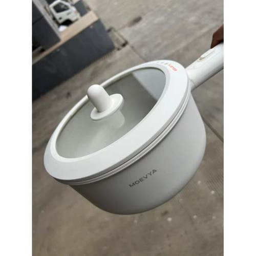 电煮锅宿舍学生小电锅多功能一体小型家用电热锅煮面小白锅 - 图2