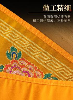 藏式八吉祥供杯垫家用供奉防滑垫供水杯垫子供佛杯手工刺绣八供垫