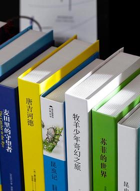 现代简约假书文艺风中文道具书模型创意摆设咖啡厅网咖装饰书摆件