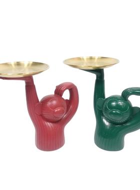 北欧风格简约样板间儿童房人物动物抽象雕塑摆件艺术软装饰工艺品