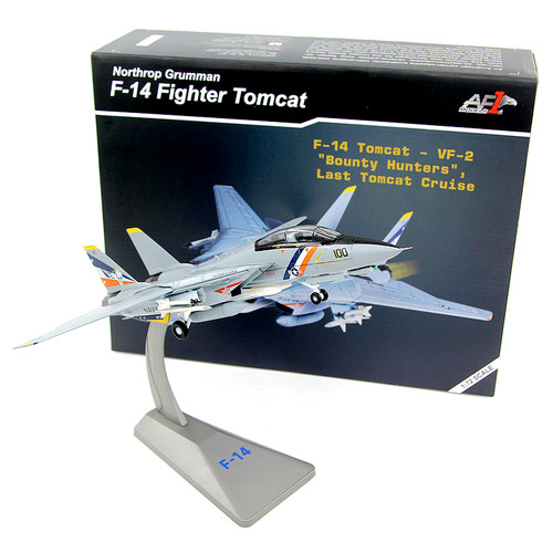 AF1美国海军F-14D雄猫战斗机VF2赏金猎人VF31炸弹猫飞机模型1/72 - 图1