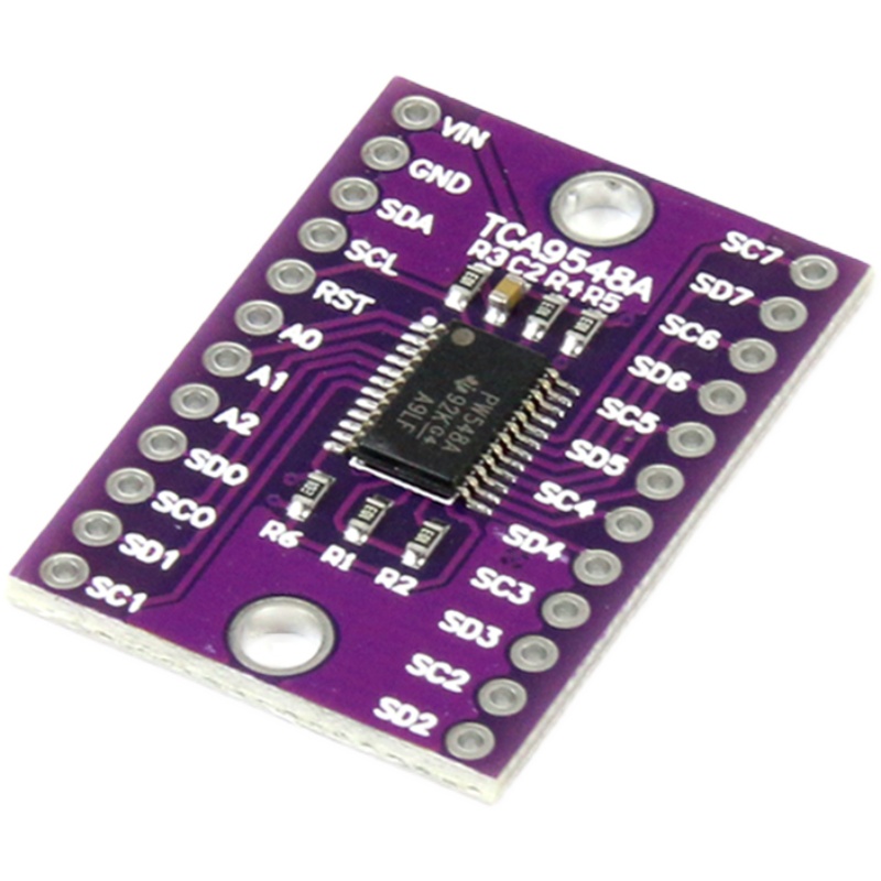网红TCA9548A模块 IIC多路扩展板 8路I2C通信开关开发板带复位功-图3