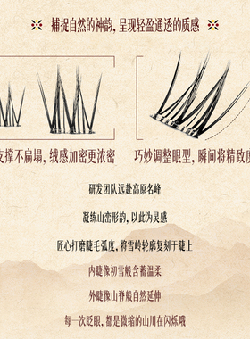 奈小白新款藏地格桑免胶假睫毛