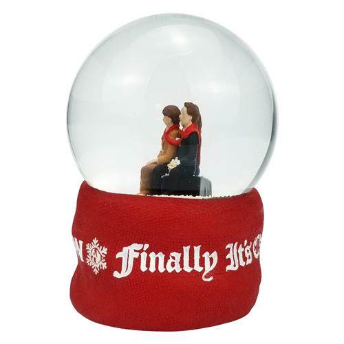 圣诞水晶球玻璃雪花球幸福一家人旋转飘雪花发条音乐机芯水晶球,淘宝优惠券,粉丝福利购,淘宝优惠卷