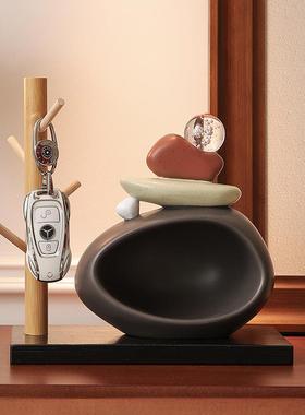 入户玄关时来运转钥匙收纳摆件客厅家居酒柜电视柜装饰品乔迁礼物