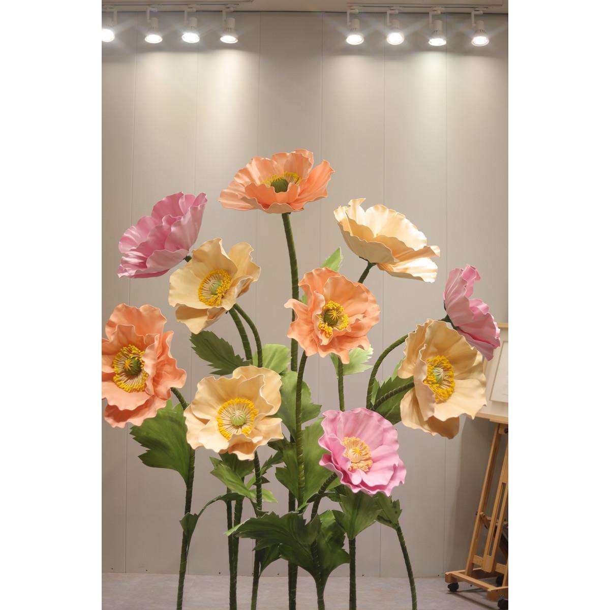 真丝纸艺巨型大花婚礼路引活动布置装饰道具打卡摄影道具商场美陈,淘宝优惠券,粉丝福利购,淘宝优惠卷