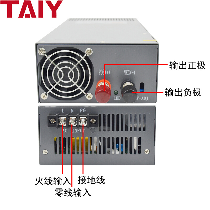 开关电源大功率直流24V48V12V36V500W1000W1500W2000W20A40A60A80 - 图1