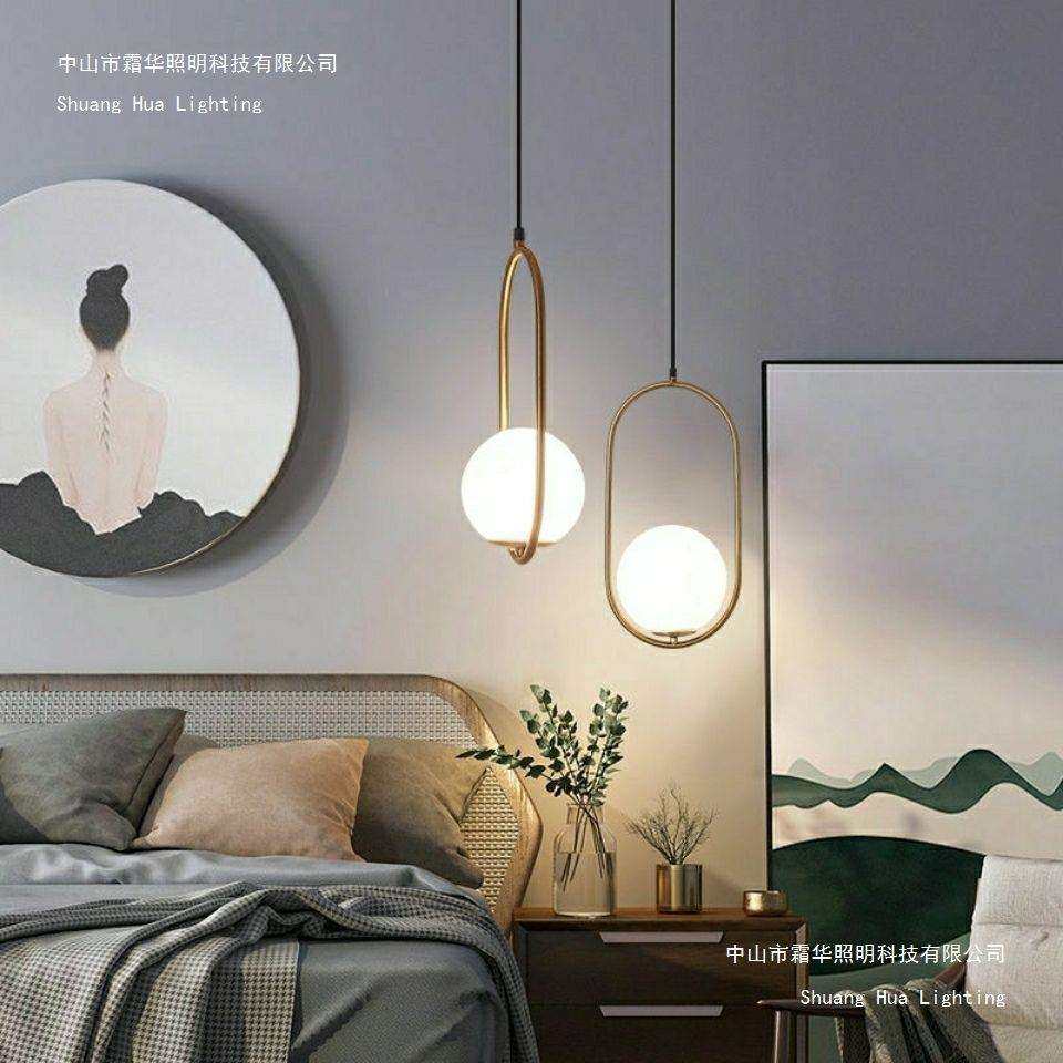 北欧吊灯现代创意简约餐厅吧台床头服装店圆形奶白玻璃圆球节能灯,淘宝优惠券,粉丝福利购,淘宝优惠卷