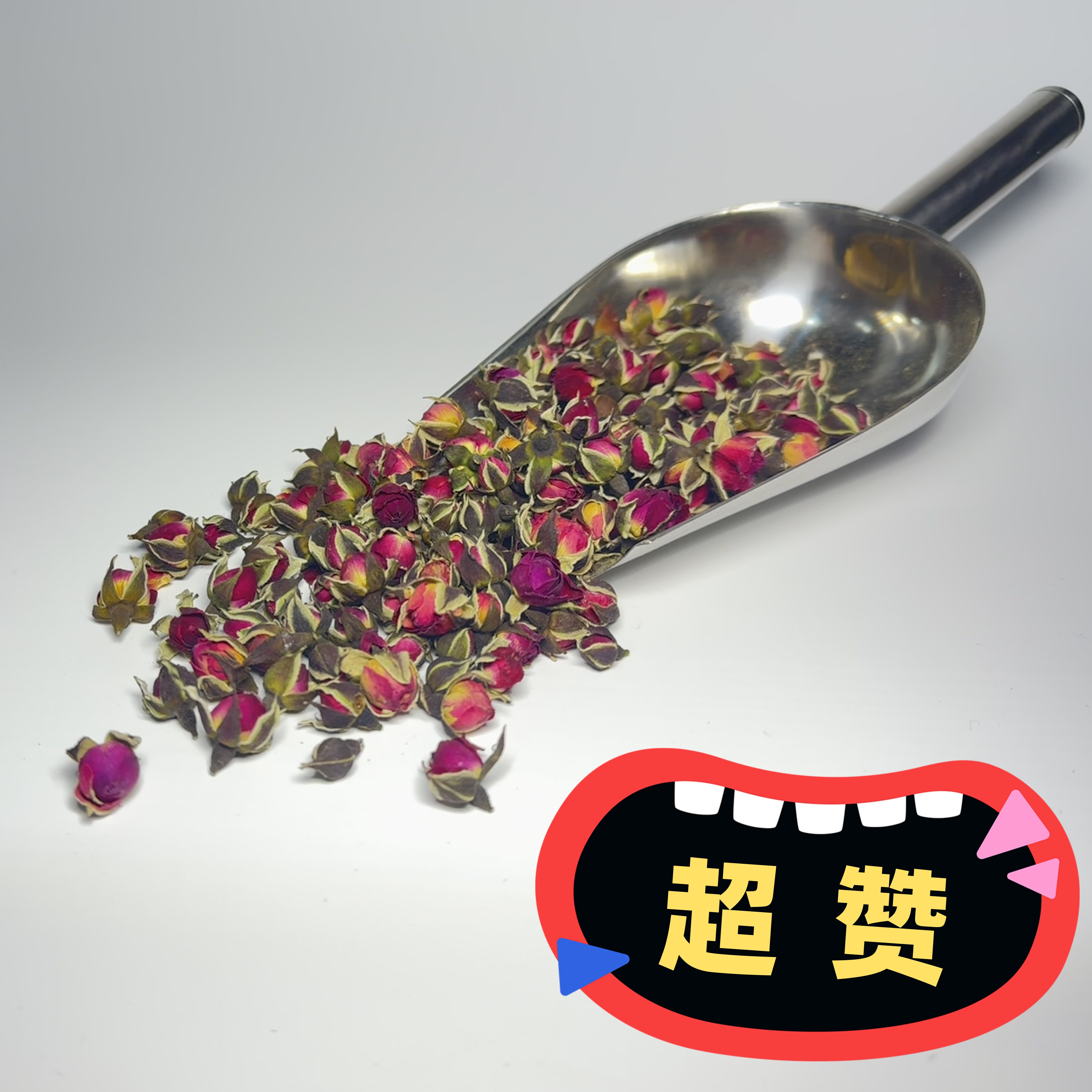 云南金边玫瑰无硫玫瑰花泡茶玫瑰花茶玫瑰花干花茶美白养颜 - 图1