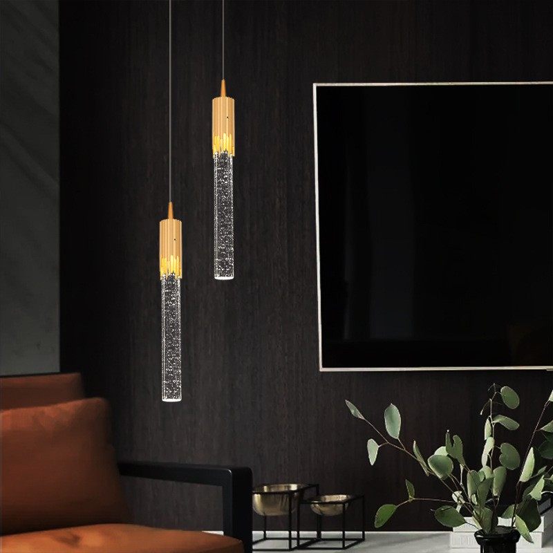 卧室床头小吊灯网红轻奢床头柜水晶吊线灯电视背景墙吧台单头水滴,淘宝优惠券,粉丝福利购,淘宝优惠卷