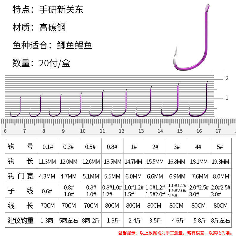 速发紫电新关东双钩成品子线5号加强版绑好的鱼钩鲢鳙子线仕挂钓,淘宝优惠券,粉丝福利购,淘宝优惠卷