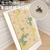 Leather material wipeable no-wash floor mat