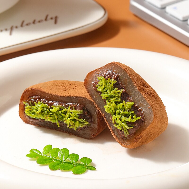 识欲迪拜风味开心果酱面包丝和风生巧福团巧克力麻薯糕点零食麻糍