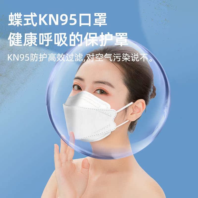 kn95口罩女高颜值秋冬防风防寒3d立体黑色男潮款成人2023新款冬天-图1