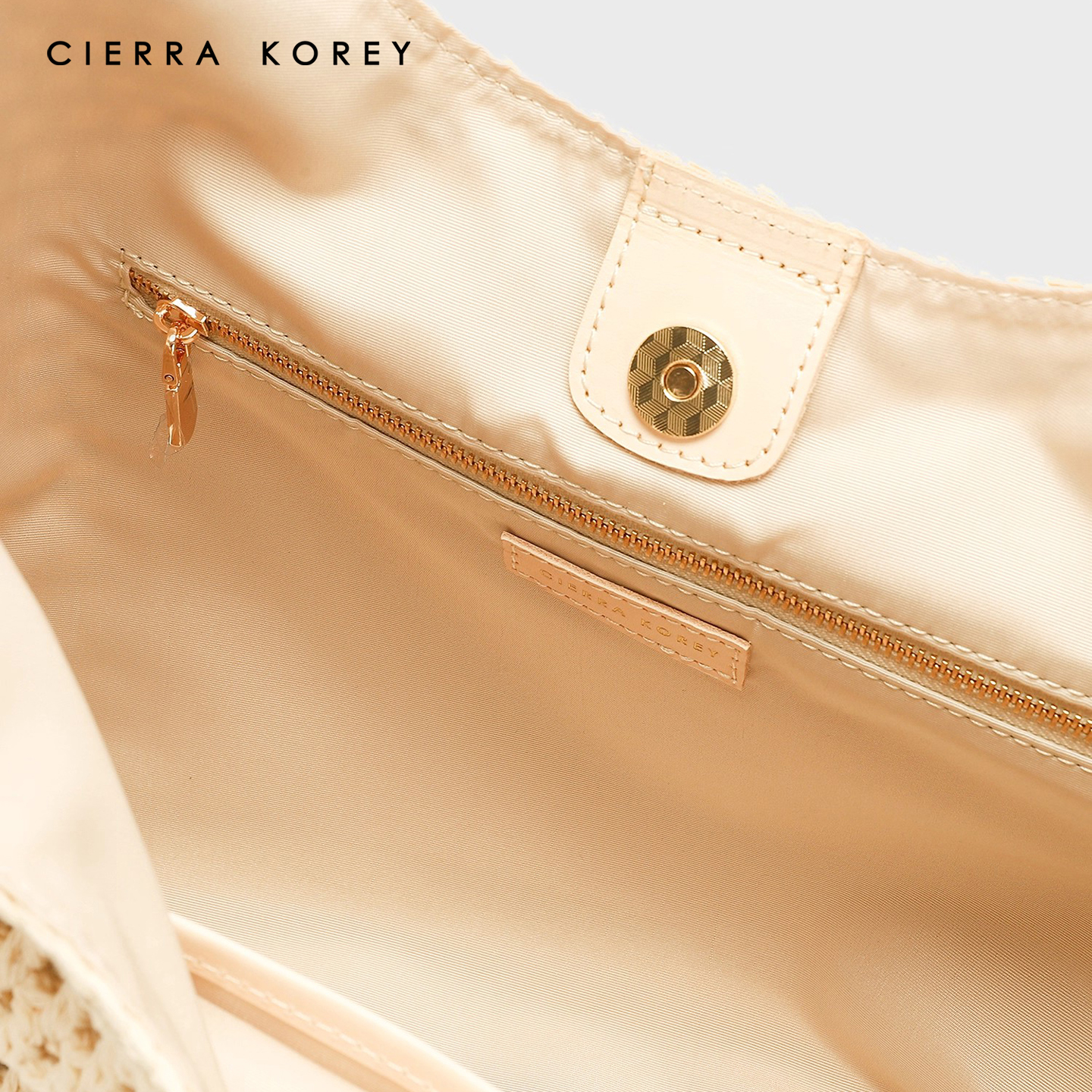 Cierra Korey官网 海边度假托特包包女夏天2025新款编织包单肩包